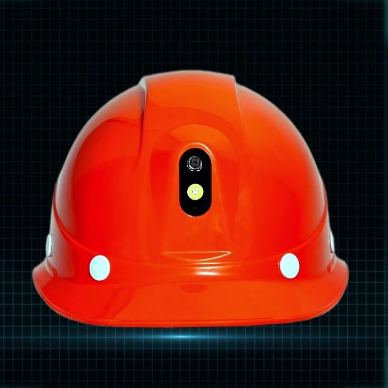 safety helmet with rechargeable led headlamp